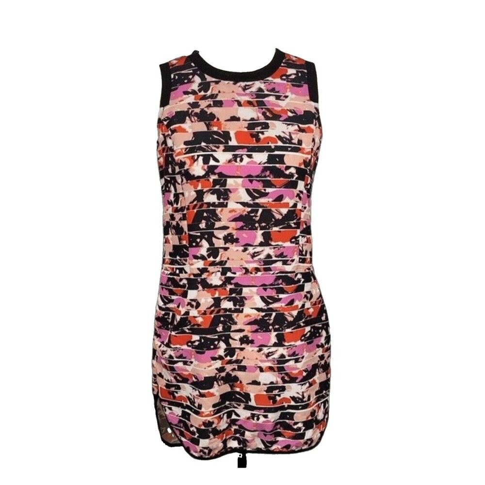 Sam Edelman Womens Size XS Hilo Floral Print Tiered Tank Pocket Dress